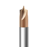 Фреза для снятия радиусных фасок, кромочная D4*R0,25*D4*50L*4F 55°